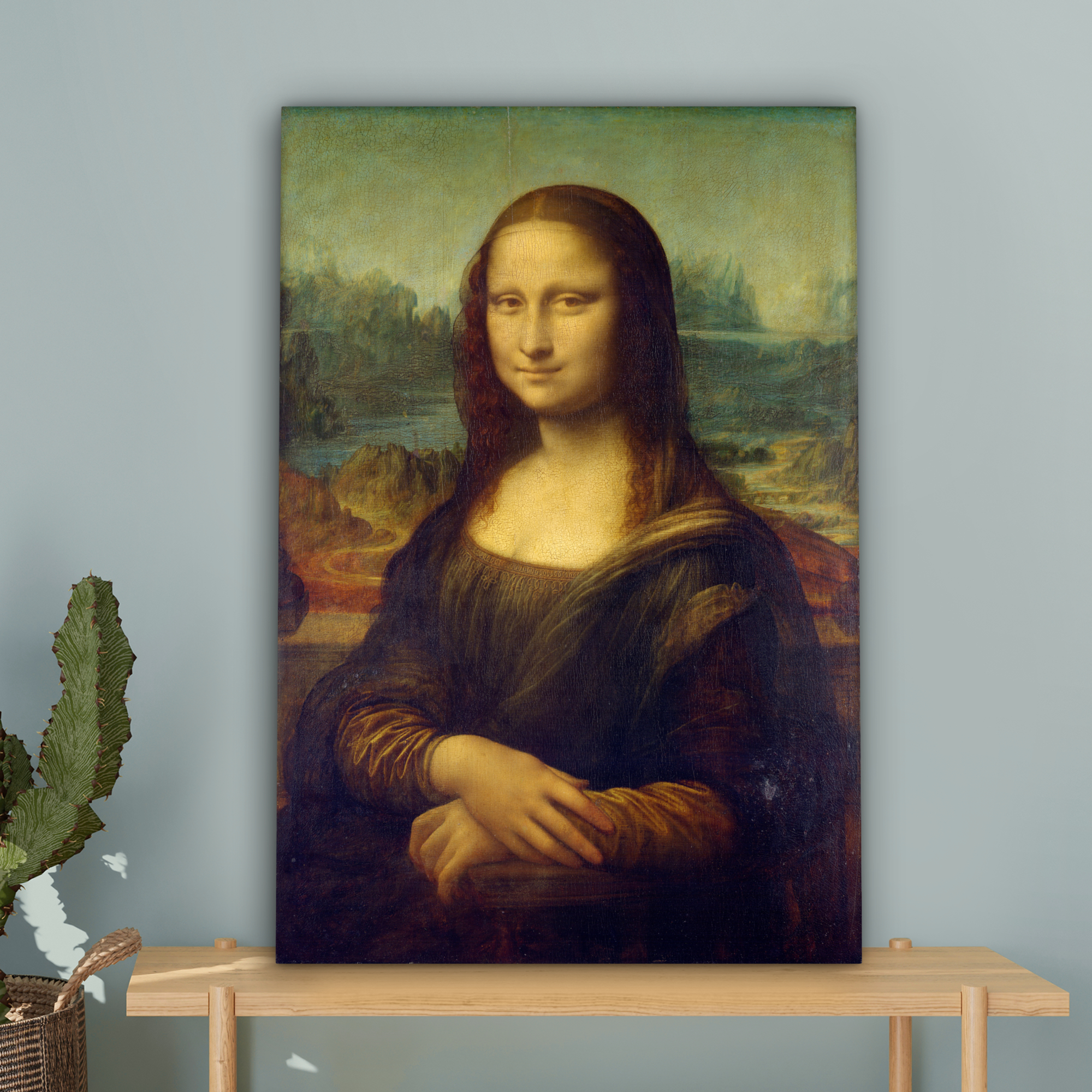Leinwandbild - Mona Lisa - Leonardo da Vinci-4