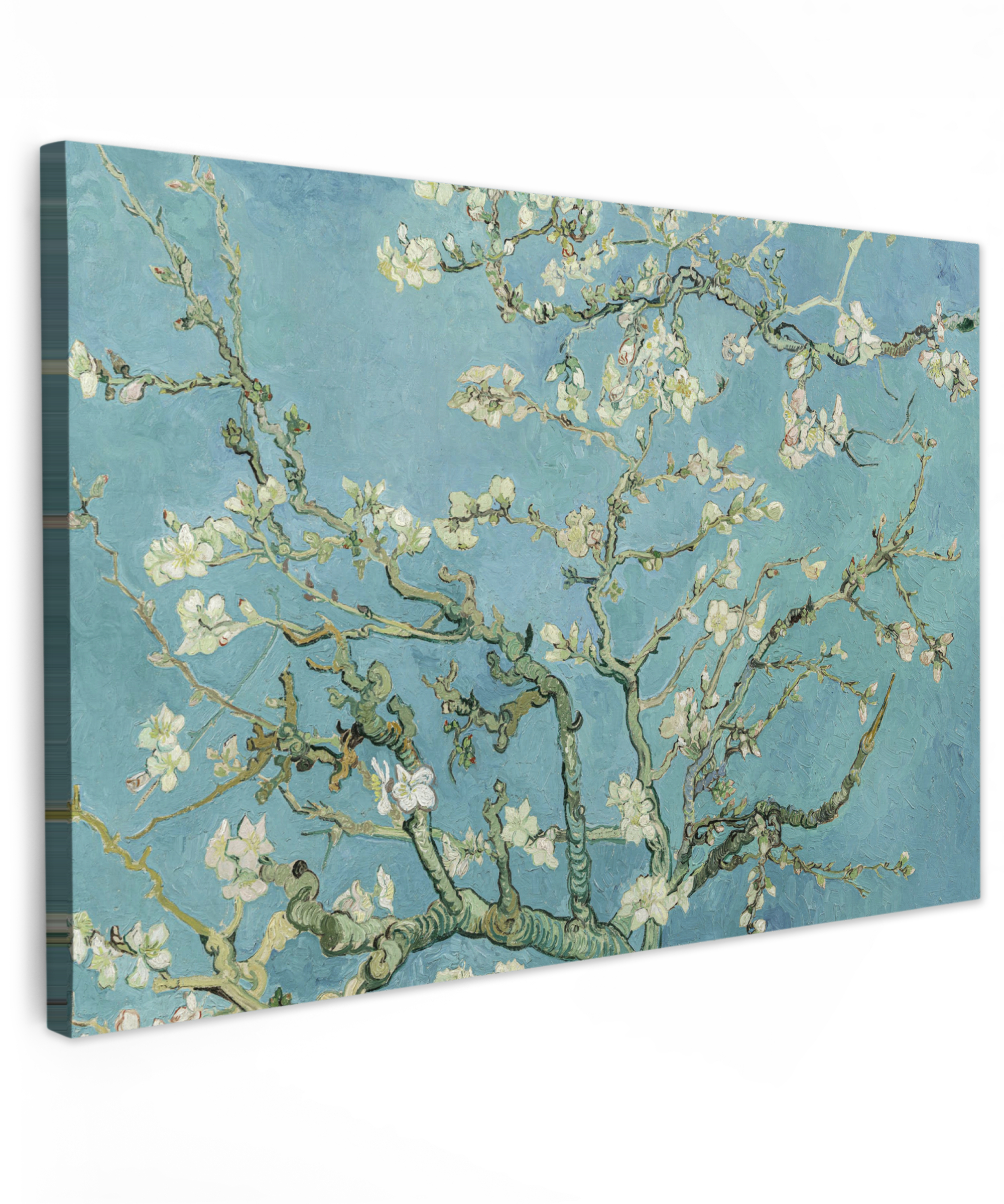 Tableau sur toile - Van Gogh - Amandier en fleurs - Anciens maîtres - Art - Vintage