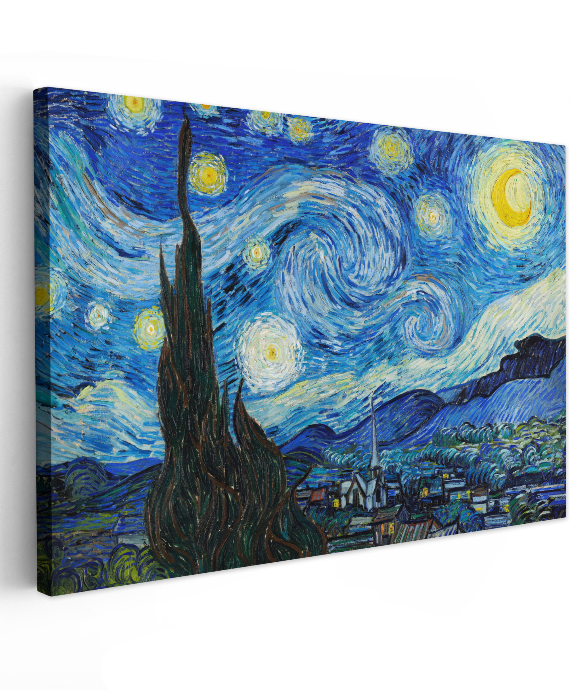 Tableau sur toile - La nuit étoilée - Vincent van Gogh